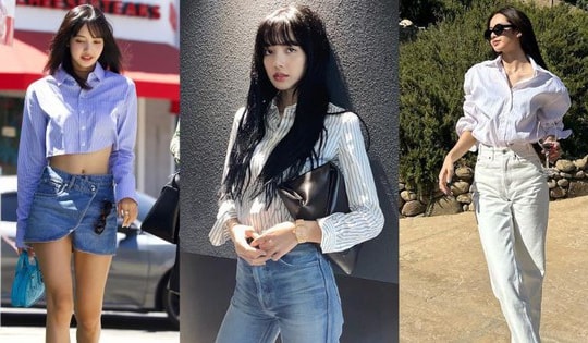 Lisa gợi ý những cách diện áo sơ mi không cầu kỳ mà vẫn sành điệu