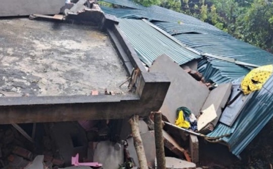 Hiện trường vụ sạt lở khiến 4 người tử vong ở Hòa Bình