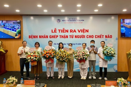 Hai ca ghép thận từ người cho chết não ở Bệnh viện Xanh Pôn xuất viện