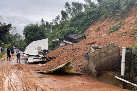 Các cấp độ rủi ro thiên tai do lũ quét, sạt lở đất, sụt lún đất do mưa lũ hoặc dòng chảy