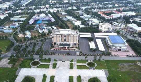 Nhìn từ trên cao một huyện ở Bình Dương được quy hoạch là trung tâm đổi mới sáng tạo