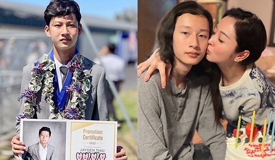 Con trai 16 tuổi của Quang Dũng - Jennifer Phạm: Sống cùng ông bà ngoại ở Mỹ, đàn hay, học giỏi