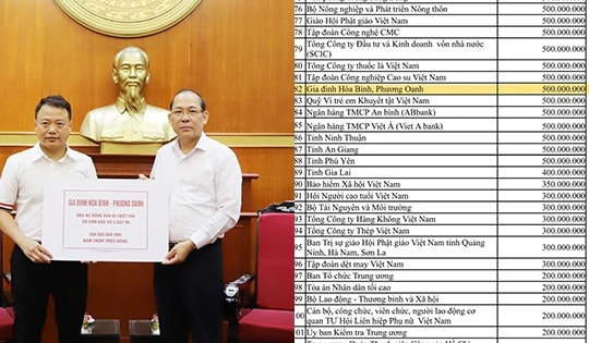 Giữa 'làn sóng' kiểm tra sao kê từ Mặt trận Tổ quốc, Shark Bình - Phương Oanh công khai hình ảnh chứng nhận