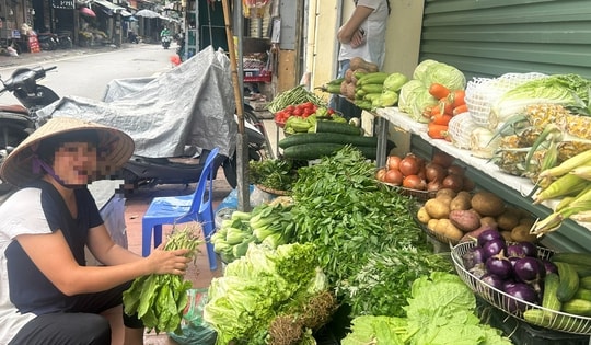 Giá rau xanh ở chợ truyền thống tăng vọt sau bão, rau cải canh chạm mốc 25.000 đồng/bó
