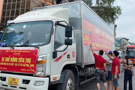 Cục Đường bộ đề nghị miễn phí đường bộ xe chở hàng cứu trợ, nhiều doanh nghiệp thu phí triển khai ngay