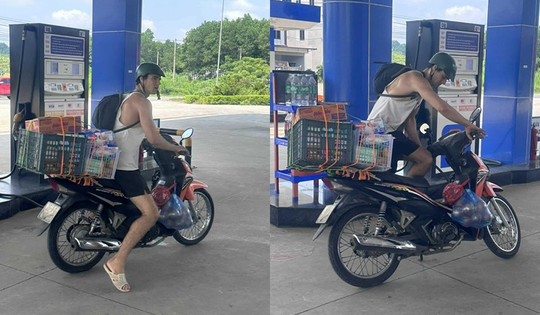 Đã tìm ra danh tính 'anh Tây' một mình đi xe máy đến Tuyên Quang hỗ trợ bà con vùng lũ