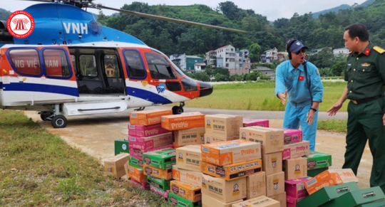 Xuất cấp lương thực, vật tư, trang thiết bị từ nguồn dự trữ quốc gia cho các địa phương khắc phục hậu quả cơn bão số 3