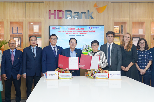Tăng hạn mức tín dụng lên 100 triệu USD, HDBank và Proparco thúc đẩy dự án tài chính khí hậu, hỗ trợ doanh nghiệp do phụ nữ làm chủ