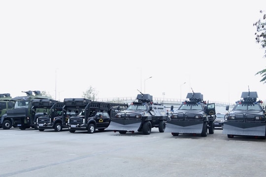 Bổ sung 1 khối xe đặc chủng Công an tham gia diễu binh, diễu hành kỷ niệm 80 năm Ngày thành lập Quân đội
