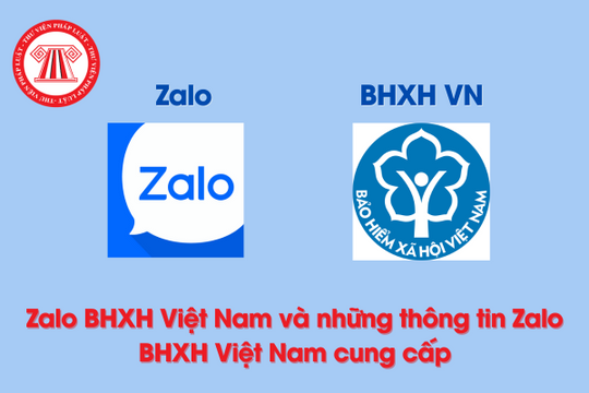 Zalo BHXH Việt Nam là gì? Zalo BHXH Việt Nam cung cấp những thông tin gì?