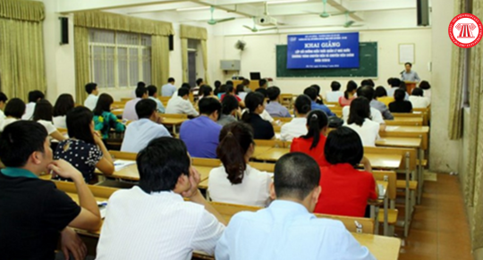 Giờ chuẩn và định mức giờ chuẩn giảng dạy trong cơ sở đào tạo, bồi dưỡng cán bộ, công chức, viên chức