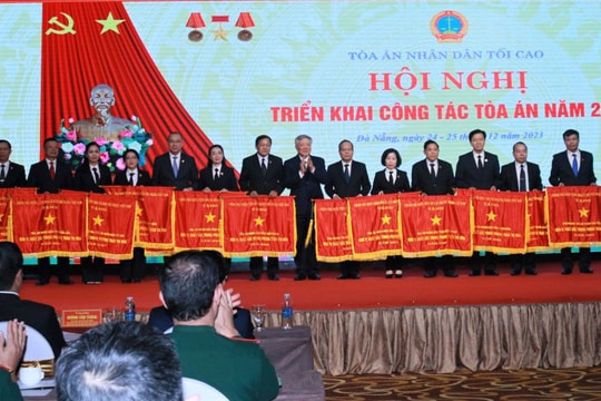 Thời gian tổng kết công tác thi đua khen thưởng năm 2024 trong Tòa án nhân dân