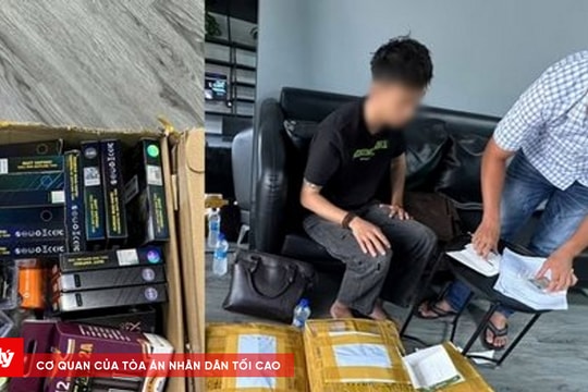 Thu giữ hàng trăm sản phẩm thuốc lá điện tử