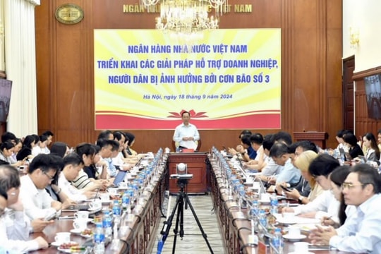 Ngành ngân hàng họp bàn giải pháp hỗ trợ doanh nghiệp, người dân bị ảnh hưởng bởi bão số 3: Big4 công bố loạt chính sách giảm lãi suất