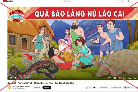 Vụ clip câu like “Quả báo làng Nủ Lào Cai”: Cho thôi việc Trưởng phòng YouTube