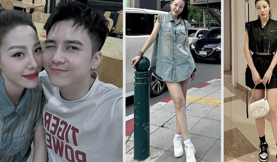 Vợ diễn viên Mạnh Quân lên đồ không thua kém các fashionista