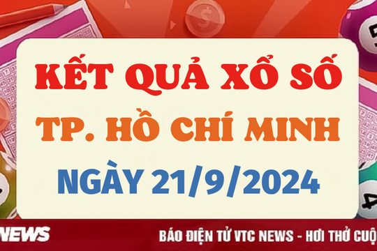 XSHCM 21/9 - Kết quả xổ số TP.HCM hôm nay 21/9/2024 - XSHCM thứ Bảy