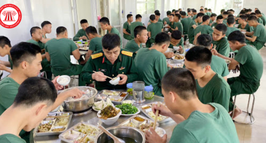 Tiêu chuẩn ăn của cán bộ, chiến sĩ đang phục vụ trong lực lượng Công an nhân dân