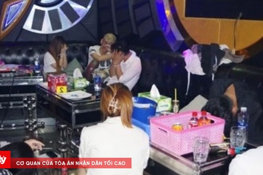Tổ chức tiệc ma túy trong phòng Vip quán karaoke