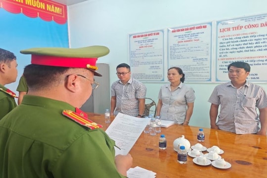 Khởi tố, bắt tạm giam nguyên Chủ tịch, Phó Chủ tịch cùng cán bộ địa chính xã