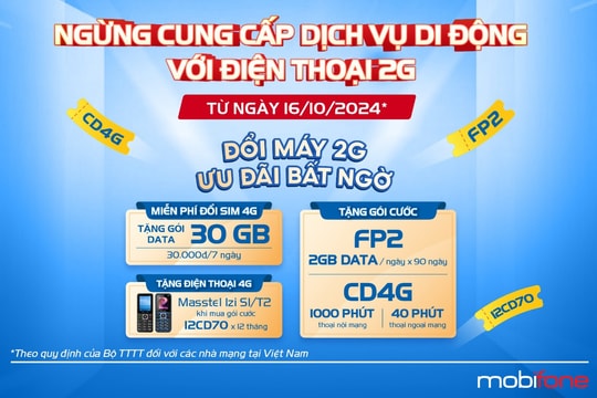 MobiFone tích cực đồng hành cùng khách hàng chuyển đổi công nghệ di động
