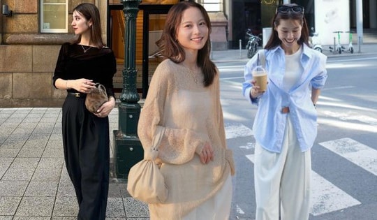4 kiểu áo tối giản được phụ nữ Nhật Bản yêu thích trong mùa thu