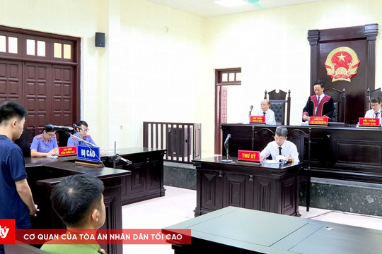 TAND TP Cẩm Phả tổ chức phiên tòa xét xử trực tuyến 2 vụ án hình sự