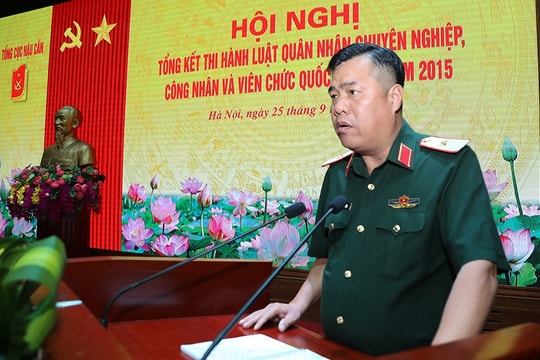 Đề nghị cải thiện chính sách tiền lương, nhà ở cho quân nhân chuyên nghiệp