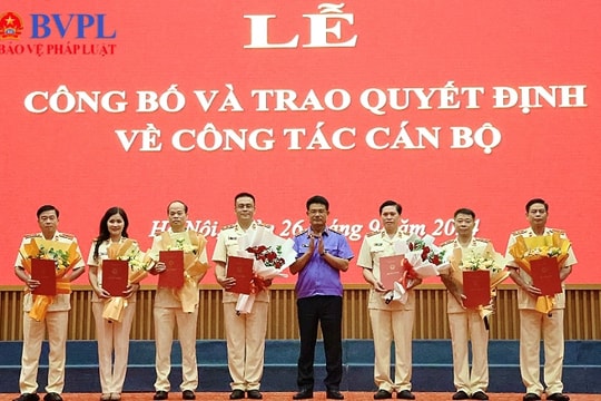 Bổ nhiệm 7 lãnh đạo, quản lý cấp Vụ và 18 Kiểm sát viên cao cấp