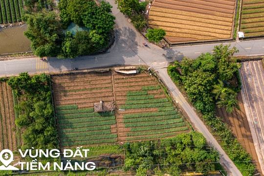 Toàn cảnh khu vực tại quận Bắc Từ Liêm được quy hoạch xây công viên rộng bằng nửa quận Hoàn Kiếm, nằm cạnh cây cầu 8.000 tỷ sắp khởi công