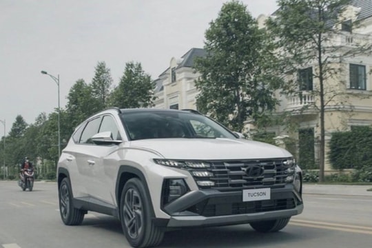 Lộ ảnh Hyundai Tucson 2024 chạy thử tại Việt Nam