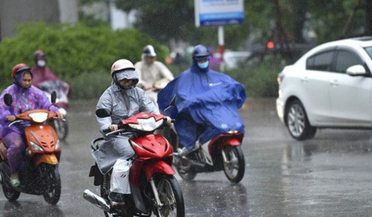 Miền Bắc mưa to trước khi không khí lạnh tràn về gây rét đậm