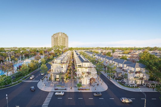 Sức hút đến từ vị trí của nhà phố quảng trường tiên phong tại Nghệ An