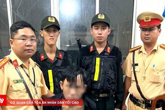 Bắt đối tượng cướp taxi từ Cần Thơ chạy về Tiền Giang