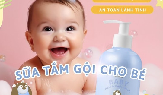 Bố mẹ nên lựa chọn sản phẩm tắm gội nào cho bé?