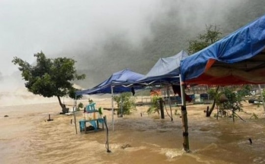 Lũ sông Thao lên rất nhanh, cảnh báo ngập lụt 3 tỉnh phía Bắc