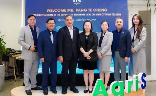 Tổng lãnh sự Singapore tại TP.HCM đánh giá cao chiến lược phát triển nông nghiệp đa phương từ TTC AgriS