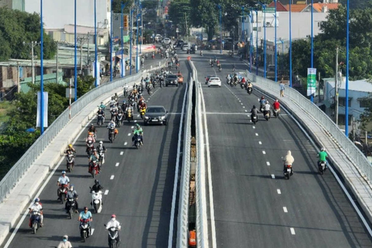 Chính thức thông xe cầu Nam Lý, Tp.Thủ Đức sau 8 năm chờ đợi