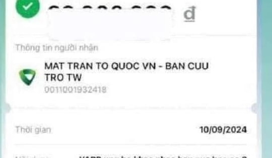 Bộ Công an tiếp nhận tố giác hành vi 'phông bạt', sửa bill chuyển khoản ủng hộ bão lụt