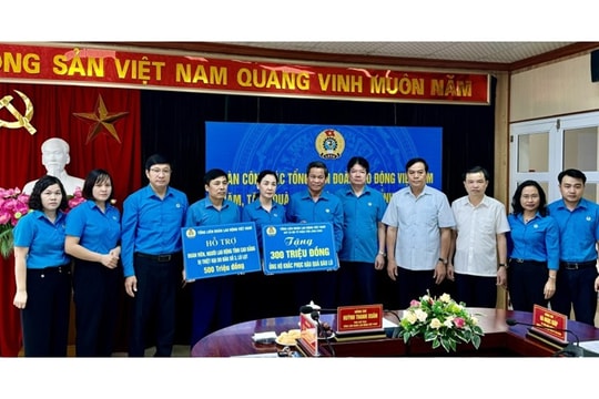 Đoàn viên bị thiệt hại về nhà ở do bão số 3, lũ lụt năm 2024 được hỗ trợ đến 50 triệu đồng