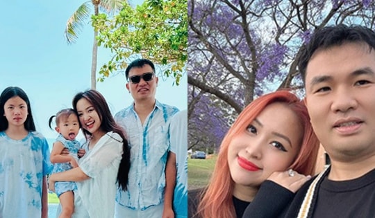 Con chung con riêng nhà Vân Hugo và chồng đại gia ứng xử với nhau như thế nào?