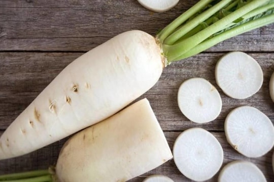 Củ cải trắng giúp giảm mỡ máu, chống ung thư