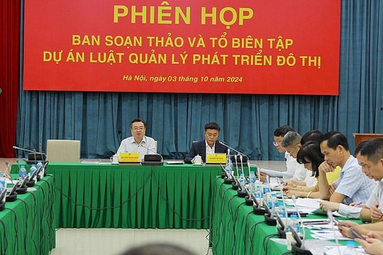 Dự thảo Luật Quản lý phát triển đô thị được xây dựng gồm 7 Chương, 100 điều