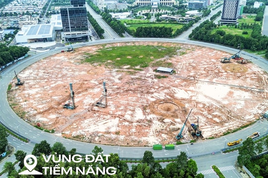 Vòng xoay rộng gấp 10 lần mặt sân Mỹ Đình, sẽ có nhà ga Metro, nhà hàng, trung tâm thương mại