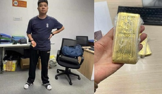 Phát hiện vụ vận chuyển lậu 3kg vàng trị giá hơn 6 tỷ qua đường hàng không