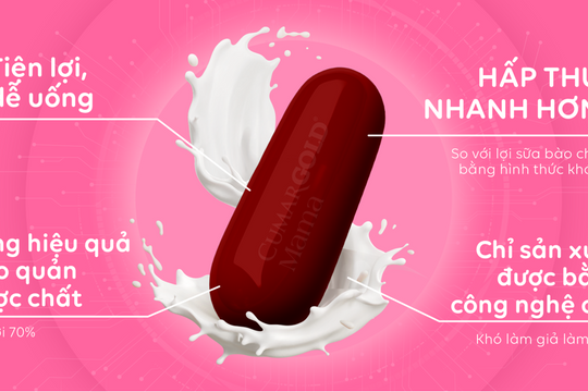 CumarGold Mama - lợi sữa dạng nang mềm tiện lợi, hấp thu nhanh