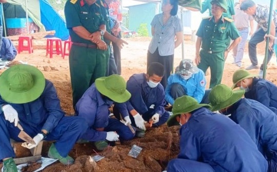 Xác định 32 hài cốt liệt sĩ tại mộ chôn tập thể ở Gia Lai