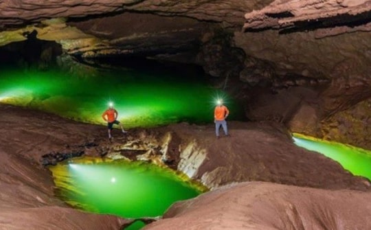 Phát hiện hồ nước sâu, lạnh bất thường trong hang động tại Phong Nha - Kẻ Bàng