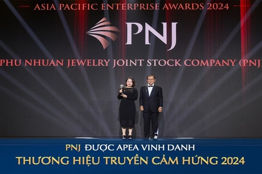 PNJ được APEA vinh danh Thương hiệu truyền cảm hứng 2024