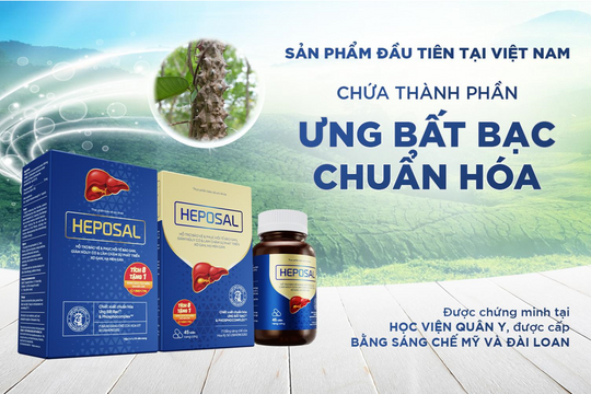 Heposal - hỗ trợ kiểm soát viêm gan B với sức mạnh Ưng Bất Bạc